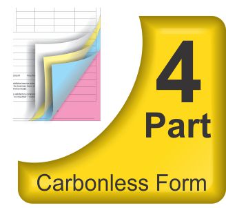 4 Part Carbon Copy NCR Forms